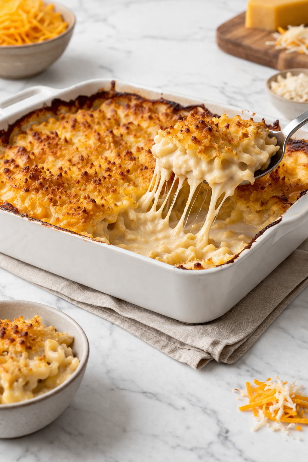 Creamy Baked Mac and Cheese Easy Cheesy Pasta Recipe